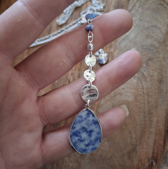 New Next Jewelry Multi Layer Length Crystal Chain Necklace. - Picture 8 of 11